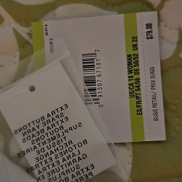 Kasper White Ruffled Button-Down Blouse - Picture 2 of 3